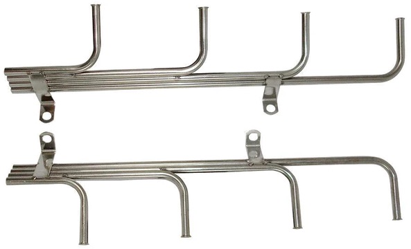 [17112] SPARK PLUG WIRE LOOMS- STAINLESS - 4-WAY 1932-48 FLATHEAD