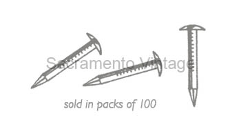 [01185-25] BODY NAILS .075 X 3/4 FLAT HEAD SERRATED SHANK - APPROX 100 BLACK OXIDE