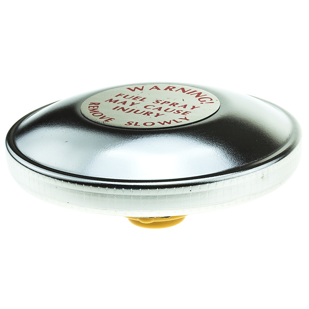 [07725-4] GAS CAP- VENTED SATIN FINISH 51-72 PU & 1949-53 PASSENGER CAR / OTHERS