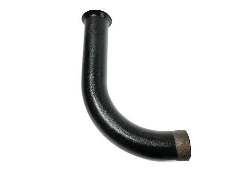 [00390-19] MODEL A HEAD PIPE ONLY with FLANGE MANIFOLD TO MUFFLER PLAIN STEEL 1928-31