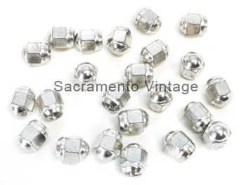 [00009-23] ACORN WHEEL NUTS- zinc plated 1928-31 (SET OF 23)