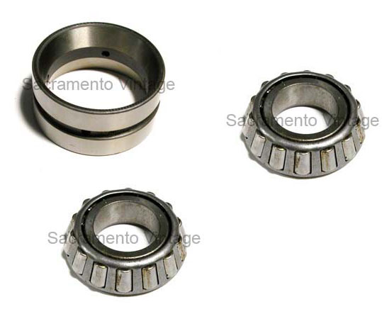 [05167] PINION BEARINGS AND RACE SET- 1932-34 / 1 DOUBLE RACE - 2 BEARINGS