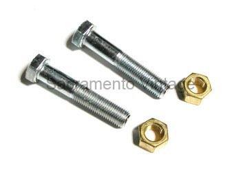 [00391-1] MANIFOLD CLAMP BOLTS 1929-31 FINE THREAD W/ BRASS NUTS