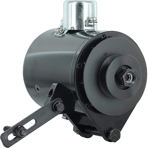 [17085-0-12] POWERGEN ALTERNATOR 1928-31 BLACK 12 VOLT MODEL A 60AMP use HD wire (copy)