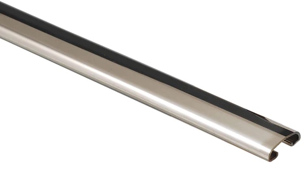 [06243-1-0] HOOD CENTER TRIM HINGE WITH RIDGE POLISHED STAINLESS CAR & PICKUP 1932