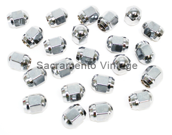 [00011-23] ​ACORN WHEEL NUT SET- chrome (23) 1928-31