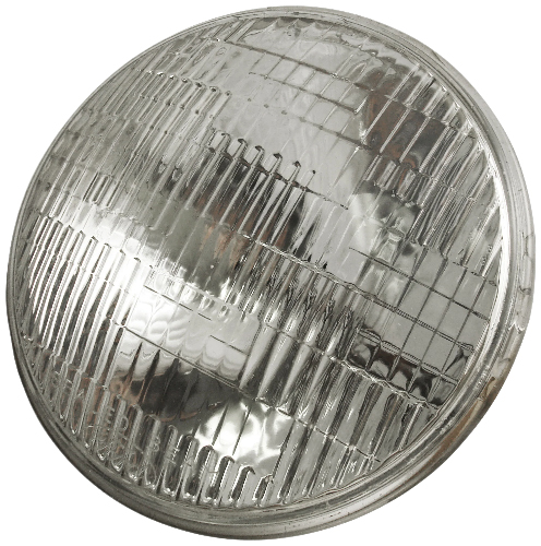 [00692-12-FORD] SEALED BEAM BULB- 12 VOLT FORD SCRIPT-NO ALIGNMENT TABS 1940-57 & 1961-66  7" Hi-Low Beam INCANDESCENT