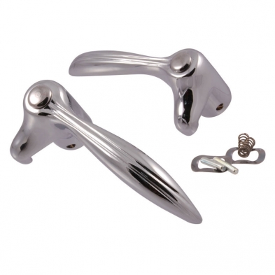 [06310-9] VENT WINDOW LEVERS & BUTTONS- 1940-48 PASSENGER CAR