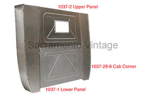 [01037-28-6-R] !! S-o-l-d   O-u-t  !!  FULL LENGTH CAB CORNER PANEL RIGHT 1928-29 CLOSED CAB PICKUP