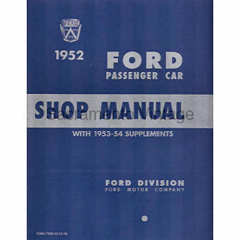 [09600-19] SHOP MANUAL- PASSENGER 1956