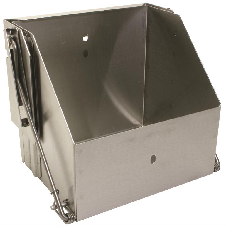 [07224-1] BATTERY BOX FRAME MOUNT SLIDE DOWN STAINLESS