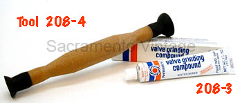 [00208-4] Valve Lapping Tool w/ Wood Handle