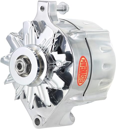 [PM-867141] ALTERNATOR- FORD 150 AMP / ONE WIRE / V-GROOVE PULLEY / POLISHED