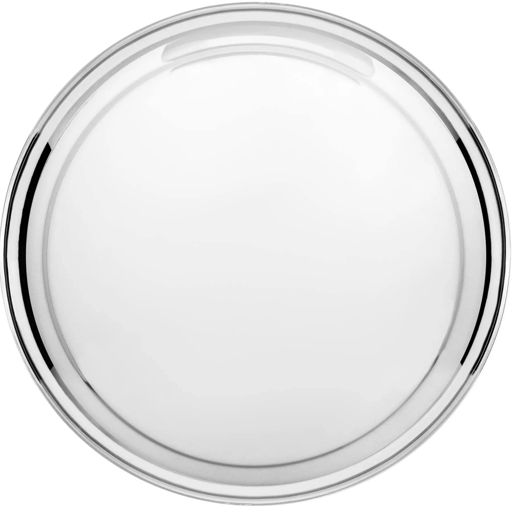 [05059-4] HUB CAP- SMOOTH STAINLESS / FOR STOCK WHEELS WITH NUBS FACING INWARD 8-1/8"