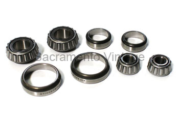 [03167] WHEEL BEARING & RACE SET FOR BOTH FRONT WHEELS TIMKEN 1909-1927