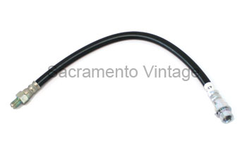 [05255-12] FRONT BRAKE HOSE- 1939-48 /  USE WITH DROPPED AXLE /  12-3/4" overall length