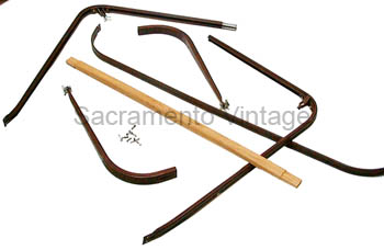 [01169-6] TOP IRONS- TOP FRAME WORKS- ROADSTER PICKUP 1930-31