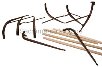[01169-4] TOP IRONS- TOP FRAME WORKS- PHAETON 1928-29