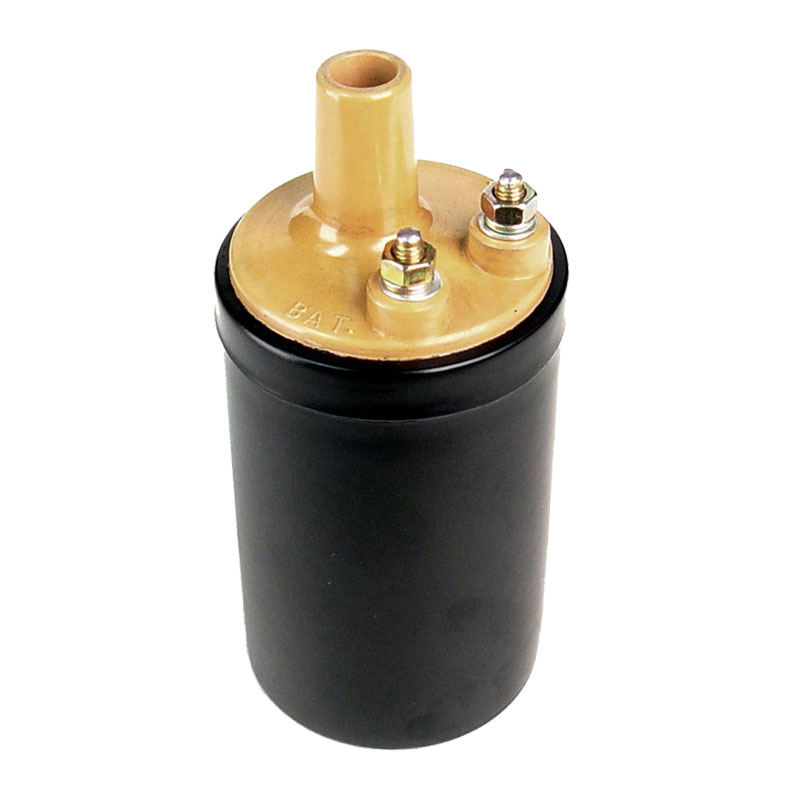 [07859-0] Ignition Coil Assembly - 12 Volt Yellow Top - 1956-75 Ford Truck