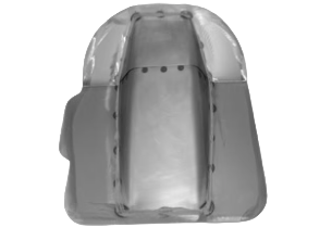 [08387-5] TRANSMISSION FLOORBOARD COVER- TALLER DESIGN - STEEL 1953-56